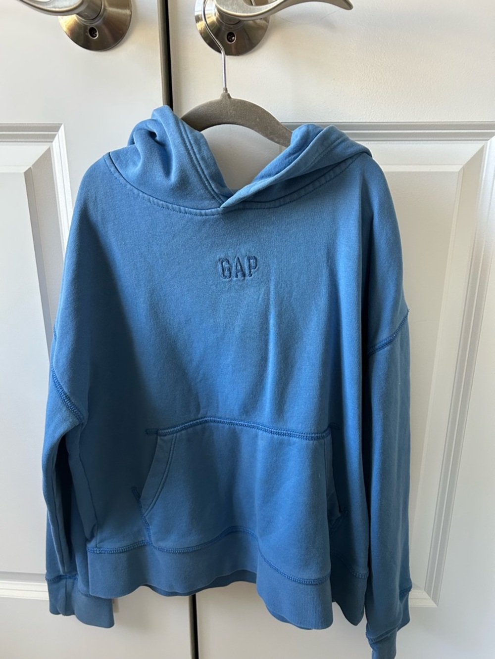 GAP Kids Light Blue Hooded Sweatshirt